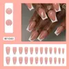 Popular Comercio Exterior Primavera y Verano Fresca Moda Estilo Ins Europeo y Americano Brillante Lentejuela Usable Cuadrado Longitud Media Uñas Usables