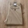 Estación Europea Otoño e Invierno Gruesos Sueltos Cómodos Modal Algodón de Fibra Larga Mezclado Hombres Elásticos Rectos Pantalones Casuales de Negocios