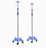 Soporte de Infusión de Acero Inoxidable Médico, Soporte Móvil Ajustable para Goteo, Hospital, Hogar, Portabotellas para Colgar