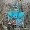 H nueva bolsa transparente BK bolsa platino bolsa para labiales bolsa para llaves de coche bolsa para audífonos AirPods bolsa de especias de Medio Oriente