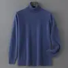 Estilo Nuevo Otoño e Invierno Suéter de Lana de Cuello Medio Alto Holgado Capa Base Holgada Moda Casual de Lana Capa Base