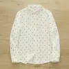 Cardigan de Punto de Doble Capa con Estampado Floral y Solapa Estilo Japonés Otoño 2025 Camisa de Manga Larga para Mujer Tendencia al por Mayor