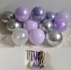 Set de Globos de Látex Retro Coloridos Decoración Fiesta de Cumpleaños de Bebé Propuesta Disposición de Habitación de Boda Accesorios para Fotos Venta al por Mayor