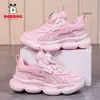 Zapatos Infantiles Bobodou Zapatos Blancos para Niños 2026 Nueva Temporada Primavera y Otoño Malla Transpirable Zapatos para Niños Zapatos Deportivos para Niños