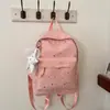 Mochila nueva estilo ins japonés estilo universitario para mujer, diseño de cielo estrellado estilo coreano, fresca y dulce, linda para chicas sensibles, mochila de viaje
