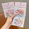 Gomas para el pelo de pulgar de colores de caramelo de dibujos animados para niños, Diademas para bebé, Gomas elásticas de alta elasticidad para niñas pequeñas, Cuerdas para el pelo para niñas
