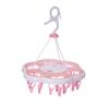 Tendedero Simple de Ciruelo con 3 y 24 Pinzas con Tabla a Prueba de Polvo Percha para Ropa Pinza para Calcetines a Prueba de Viento Percha para Ropa Pinza para Ropa Calcetines