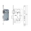 Cerradura de puerta de madera para interiores Huayili, accesorios ligeros de lujo, simple, 7250B, cuerpo de cerradura resistente a huellas dactilares, fuente de fábrica en stock