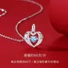 Colar de Prata Esterlina S999 Amor de Anjo Feminino Luxo Acessível Pingente de Nicho Corrente para Clavícula para Esposa e Namorada Presente de Dia dos Namorados