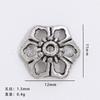 Acessórios DIY de Cristal Tampas de Flor Artesanais Acessórios para Joias DIY Tampas de Flor de Prata Xizang Vintage Espaçador Direto do Fabricante