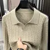 2026 Suéter de Gola V Masculino Tricô Masculino Tricô Grosso Masculino Mais Vendido Novo Estilo Estilo Primavera Estilo Outono/Inverno