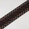 Cinto largo retro com rebites para mulheres, cinto de amarração cruzada com estampa de zebra e leopardo, cores contrastantes, cinto decorativo para afinar a cintura do vestido