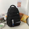 Mochila Escolar Estilo Coreano, Bolso Casual para Mujeres de Secundaria, Mochila Sencilla para Estudiantes Universitarios, Gran Capacidad, Bolso Casual de Alta Gama para Hombres