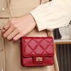 Bolso de Textura de Nicho para Mujer 2025 Nuevo Verano Versátil Bolso de Hombro con Cadena Cruzado Bolso de Cosméticos de Alto Grado para Labiales