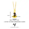 Estilo Joyería de Oro Arena Dorada Esmalte Serie Gato Negro Misterioso Pulsera de Cuentas de la Fortuna Accesorios para Collar Colgante de Gato de Alta Gama