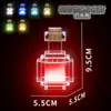 Brinquedos Periféricos de Minecraft Garrafa de Poção Garrafa que Muda de Cor Modelo Luz Noturna Luminosa Luz de Atmosfera Mini Portátil Pequenos Enfeites