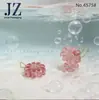 Servicio de Pedidos Jinze: Paleta de Sombras de Ojos Mini Monocolor Clip-On con Forma de Flor, Material de Empaque Tubo Vacío de Plástico