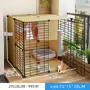 Jaula para gatos casa interior jaula vacía espacio libre súper grande casa para gatos casa para gatos nido de dos pisos tres pisos villa para gatos pequeños
