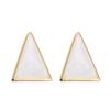 Arete Geométrico de Triángulo Sense Avanzado Pendientes Elegantes Moda Femenina Rojo Atmosférico Pendiente de Oreja Francés de Nicho 2023 Nuevo