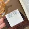 Brincos Brilhantes de Flor de Cerejeira Doces e Únicos para Mulheres, Brincos de Alta Qualidade, Pequenos, Simples, Exquisitos, Luxo Leve, Versáteis Brincos Estilo Coreano
