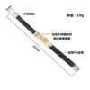 Pulsera de cuero con hebilla de metal para hombre y mujer, con diseño de diamantes de acero inoxidable dorado, longitud ajustable, directa de fábrica