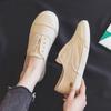 Zapatos de Lona Transpirables para Mujer 2022 Nuevos Zapatos Perezosos Slip-on Primavera y Otoño Combinan con Todo Zapatos de Tablero Zapatos Blancos para Mujer FD21535