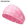 Diadema Médica Más Vendida Transfronteriza, Mascarilla con Botón Antiasfixia, Diadema Elástica, Deportiva Retro Ancha Absorbente de Sudor Estampada