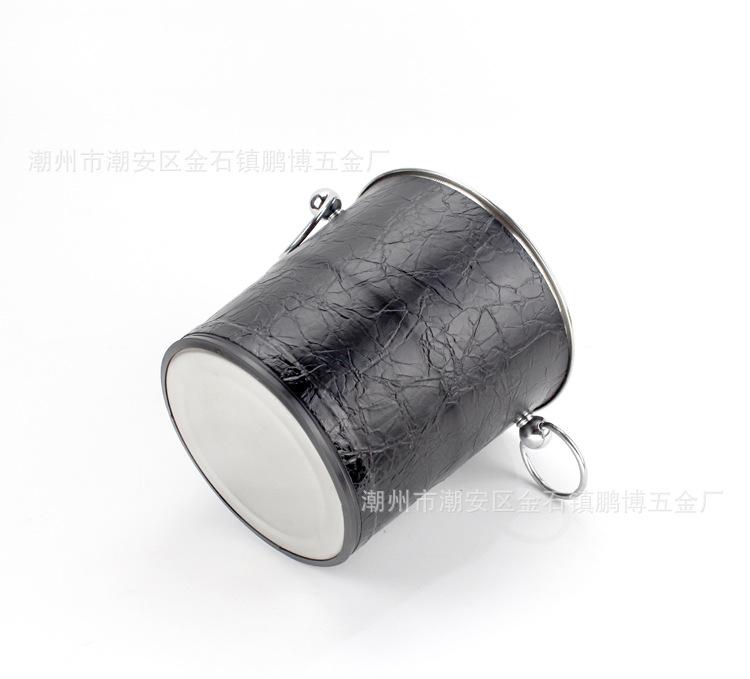 黑色皮纹香槟桶1