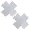 Americano en stock Adhesivo para Pecho Espejo Impermeable PU Antigolpes Adhesivo para Pezón Color Sólido Ultrafino Simple Bikini Adhesivo para Pecho