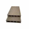 Piso de Madera-Plástico con Agujero Cuadrado y Veta Recta para Hogar, Atracciones Turísticas, Patios, Jardines, Balcones, Uso en Exteriores, Anticorrosión, Sólido, Impermeable