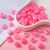Cuentas de Cubo de Color Gelatina Acrílica Manchadas con Agujero Grande Cuentas Sueltas Material para Ensartar Pulseras Collares Hechos a Mano DIY Accesorios de Joyería