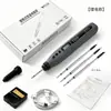 Plancha de Soldar Eléctrica Recargable por USB con Pantalla Digital Portátil Inalámbrica Batería de Larga Duración Electrodoméstico Reparación Soldadura DIY Set de Código de Humo