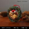 Nova decoração de Natal pendurado europeu simulação animal resina artesanato casa árvore de Natal pingente alce atacado