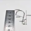 Gancho en S Multifuncional de Acero Inoxidable Gancho Colgante de Almacenamiento para Supermercado Centro Comercial Gancho para Colgar Ropa Gancho Metálico en Forma de S Montado en Pared
