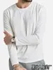 Nova Camiseta de Gola Redonda e Manga Longa Outono/Inverno para Mulheres, Camada Base Fina, Ajuste Slim Versátil para Usar por Baixo