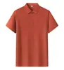 2026 Camisa Polo Antibacterial de Lyocell 10A Ropa Pura Premium Sensación Fresca Ropa de Trabajo con Diseños Impresos y Bordados Uniforme de Trabajo de Gama Alta para Verano