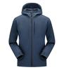 Chaqueta con Capucha Softshell para Hombre de Otoño e Invierno, Abrigo con Cremallera Ykk, Cortavientos, Impermeable, Resistente al Desgaste, Chaqueta para Montañismo al Aire Libre, Personalizable