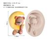 Molde de cozimento Cartoon Animal Series Chocolate Flip Sugar Silicone Molde Leão Coelho Molde de bolo Molde de gotejamento