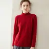 Nueva Camiseta Base de Punto de Cachemira Otoño e Invierno 2026 para Mujer, de Manga Larga, Gruesa, Holgada, Adelgazante, Versátil y Cómoda