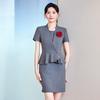 Traje Nuevo de Verano de Manga Corta del Fabricante para Mujer, Temperamento Profesional, Uniforme de Trabajo para Mujer Gerente de Hotel, Gerente de Joyería