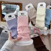 Calcetines de algodón Shoeshang para niñas para otoño e invierno, engrosados y cálidos, hechos de lana de oveja, calcetines apilables estilo coreano para niñas para combinar con leggings