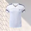Nuevos Uniformes de Bádminton Yy 2026 para Hombres y Mujeres, Uniformes de Entrenamiento Estampados, Uniformes de Competición de Manga Corta Transpirables de Secado Rápido, Personalizados