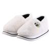 Pantuflas de Algodón Panda para Mujer Otoño e Invierno Cálidas Talón Interior Hogar Felpa Suela Gruesa Antideslizantes Zapatos de Algodón de Dibujos Animados para Pareja Hombre