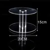 Suporte de Exibição de Disco Acrílico Transfronteiriço Feito à Mão Rack de Armazenamento de Mesa para Bonecos Blind Box Perfume Rack de Armazenamento Transparente em Camadas