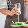 Botella de Vidrio para Sazonar y Medir Sal de Cocina, Botella Aspersora Sellada de Control Cuantitativo para MSG, Botella de Condimento, Frasco de Condimento, Control de Sal
