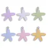 Color Caramelo Estrella de Mar Oceánica Colgante de Resina Accesorios para Joyería DIY Collar Llavero Colgante para Bolso Venta Caliente Transfronteriza