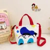 En la nueva bolsa de lona ins 2024 más vendida coreana casual para niños bolsa de hombro bandolera fabricantes al por mayor