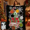 Manta para Colorir DIY Manta de Grafite Pintada à Mão de Natal
