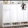 Armário de sapatos para uso doméstico, armário de entrada de grande capacidade, armário de armazenamento multicamadas, novo item popular, sapateira de armazenamento para hall de entrada, bom item