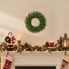 Uma guirlanda de Natal de cedro com toque realista, adequada para portas de entrada/janelas/corredores/decorações de Natal
